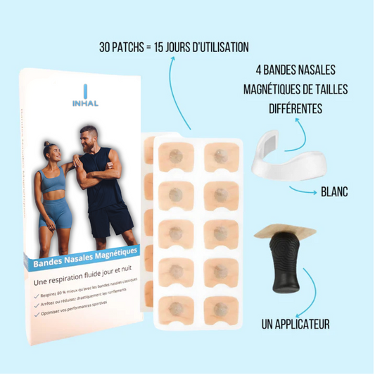 Kit de Bandes Nasales Magnétiques